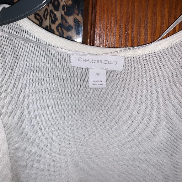 1XL charter club cardigan - Picture 3 of 3